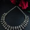 Silver Plated Stone Choker Necklace for Women Elegant Traditional Partywear Jewelry 3 photo 3 2025 12 10 12 33 32