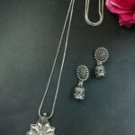 Unique Design German Silver Chain Pendant for Women Traditional Ethnic Jewelry