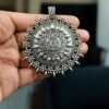 Beautiful Floral Art Festive Silver Plated German Silver Charm for DIY Ethnic Jewelry Making 4 photo 49 2025 12 10 15 03 05