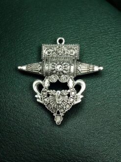 Traditional German Silver Pendant DIY Jewelry Raw Material for Handmade Craft Necklace Making