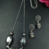 Oxidized German Silver Chain Necklace Set for Women Traditional Ethnic Jewelry 2 photo 54 2025 12 11 11 51 58