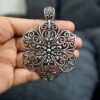 Beautiful Flower Charm Traditional Look Silver Plated German Silver for Premium DIY Jewelry Making 4 photo 55 2025 12 10 15 03 05