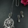 Religious Oxidized German Silver Chain Necklace Set for Women Traditional Ethnic Jewelry 2 photo 57 2025 12 11 11 51 58