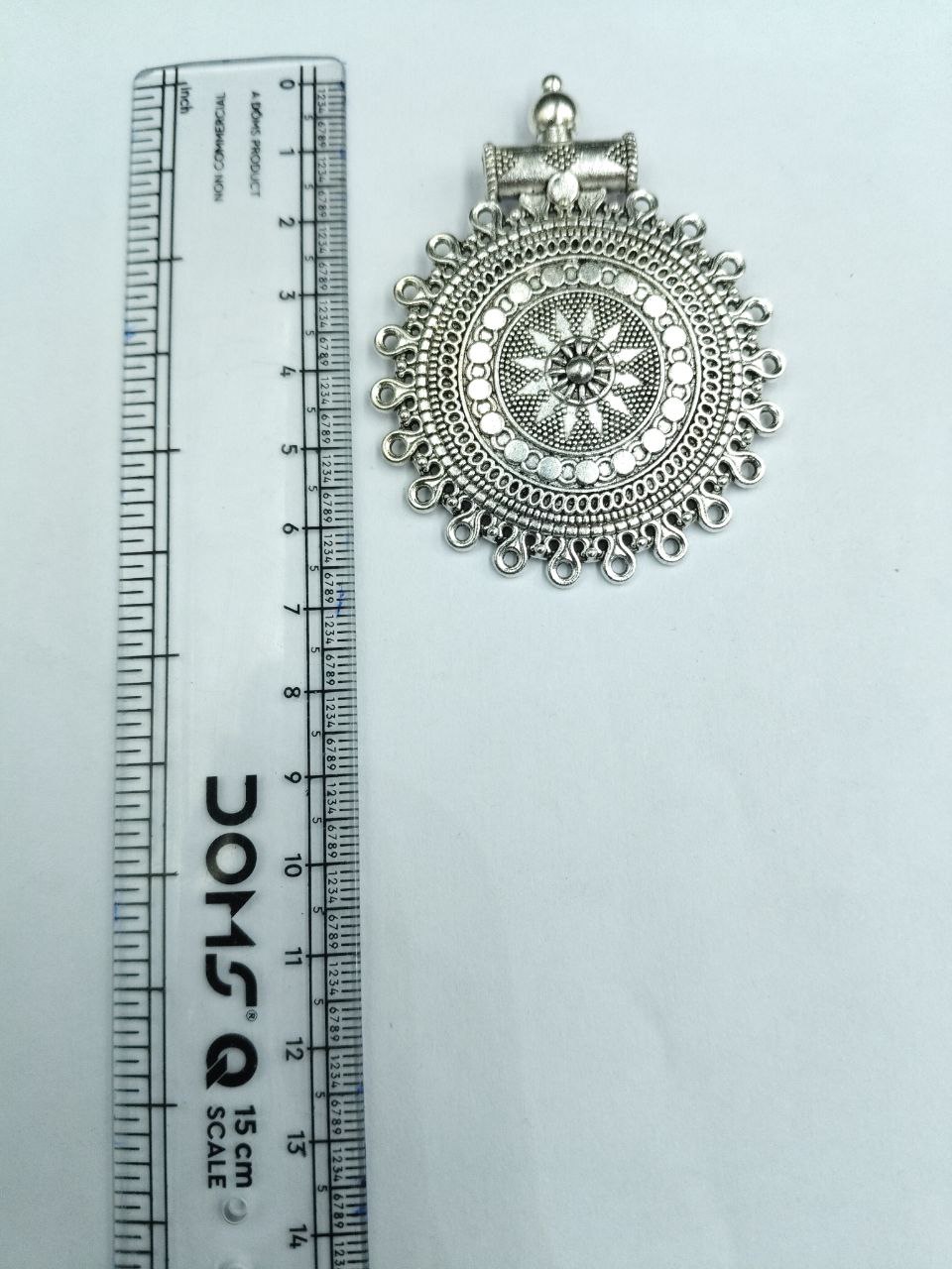 Round Shape German Silver Pendant for DIY Jewelry Making Raw Material Craft Supplies 3 Round Shape German Silver Pendant for DIY Jewelry Making Raw Material Craft Supplies - Image 3