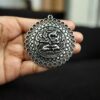 Ganesha Floral Art German Silver Pendant for DIY Jewelry Making Raw Material Craft Supplies 4 photo 7 2025 12 09 12 44 20
