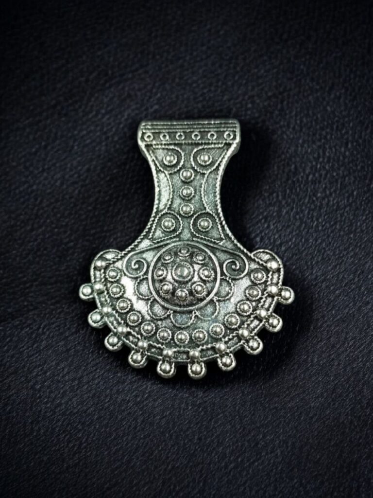 Tribal Look Antique Finish German Silver Handmade Charm for Creative DIY Jewelry Making