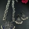 Designer Necklace Jewellery : Religious Oxidised Set