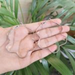 Curly Shape Unique Design German Silver Earrings with Antique Finish Statement Look