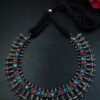 German Silver Stone Thread Choker Necklace for Women with Traditional Ethnic Style 3 photo 8 2025 12 05 17 07 14