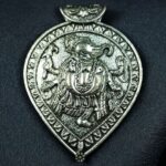 Lord Ganesha Religious German Silver Charm for DIY Jewelry Making Spiritual Craft Supply