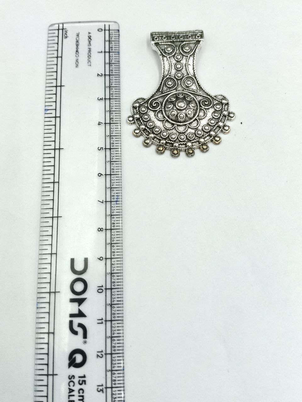 Tribal Look Antique Finish German Silver Handmade Charm for Creative DIY Jewelry Making 3 Tribal Look Antique Finish German Silver Handmade Charm for Creative DIY Jewelry Making - Image 3