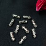 Unique Flower Design German Silver DIY Raw Material for Jewelry Making Craft Supplies (10 piece)