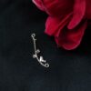Bird Design German Silver Charm Raw Material for DIY Jewelry Making