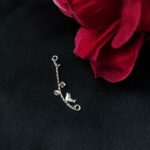 Bird Design German Silver Charm Raw Material for DIY Jewelry Making