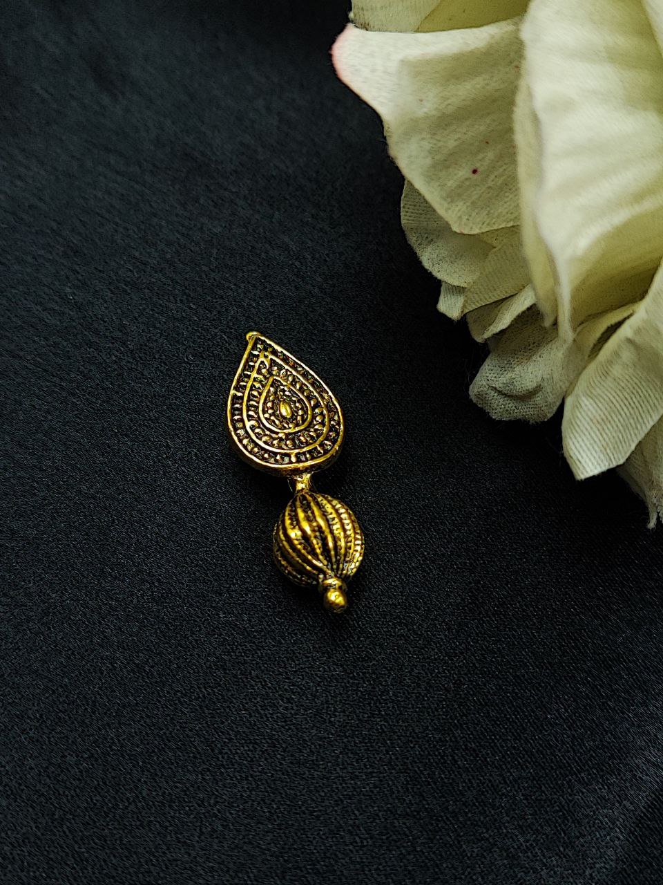 Drop Shape Gold Plated German Silver Charm Raw Material for DIY Jewelry Making 1 Drop Shape Gold Plated German Silver Charm Raw Material for DIY Jewelry Making