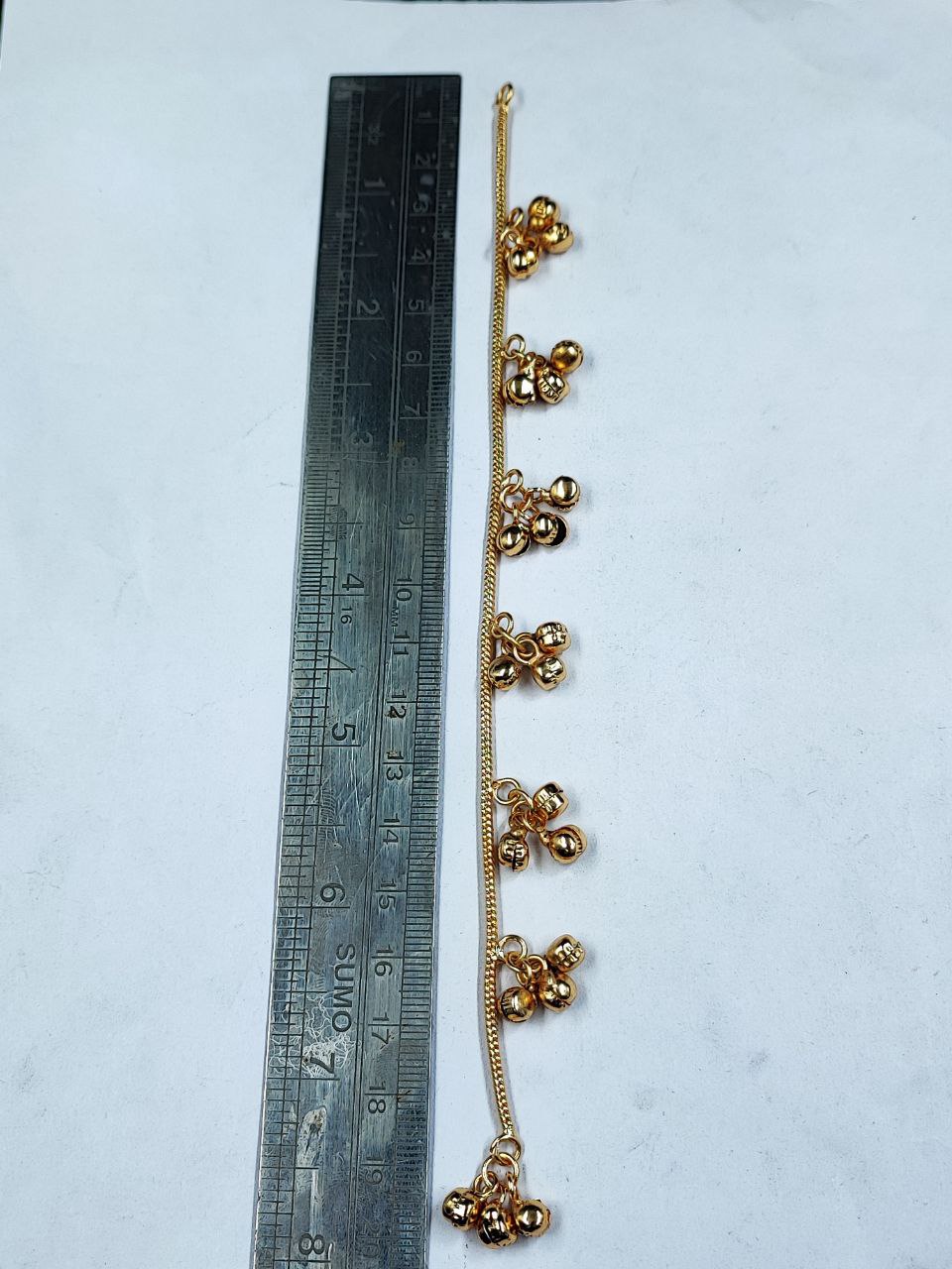 DIY Jewelry Crafting Kashmiri Earring Raw Material with Gold Plated Chain and Ghungroo 3 DIY Jewelry Crafting Kashmiri Earring Raw Material with Gold Plated Chain and Ghungroo - Image 3