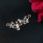 Artistic Bird Motif German Silver Charm Raw Material with Elegant Craft Appeal
