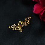Bird Design Gold Plated Charm Raw Material for DIY Jewelry Making