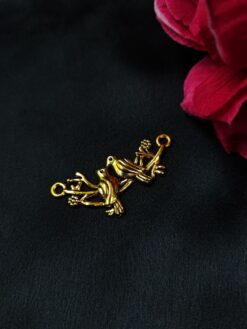 Bird Design Gold Plated Charm Raw Material for DIY Jewelry Making