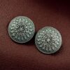 Silver replica daily wear stud earrings for girls