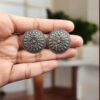 Silver replica daily wear stud earrings for girls