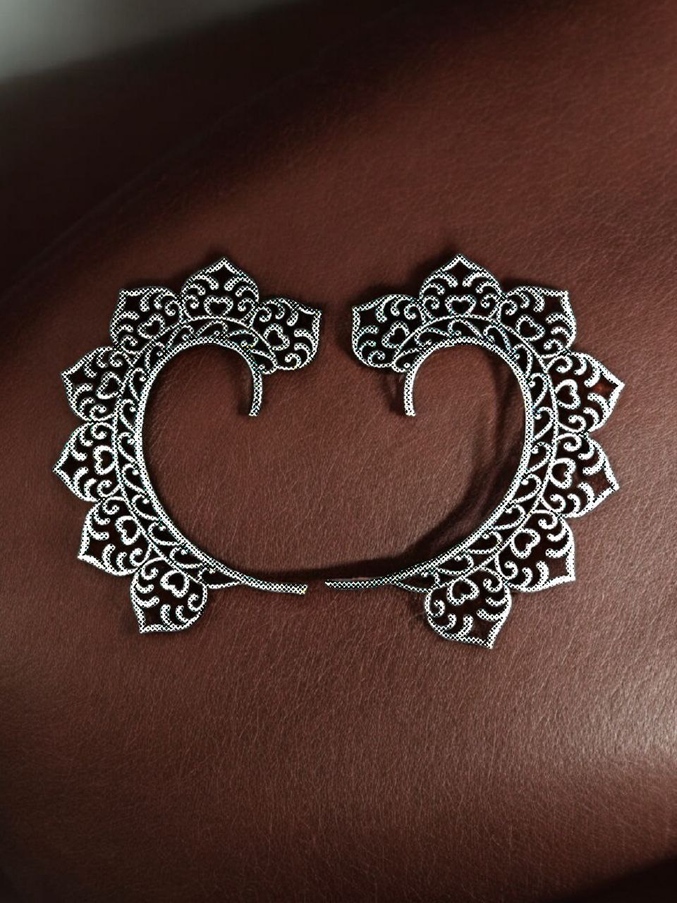 Vintage Look alike Floral Art Earcuff | Best Oxidized Silver Replica Statement Jewelry 2 Vintage floral art oxidized silver replica earcuff