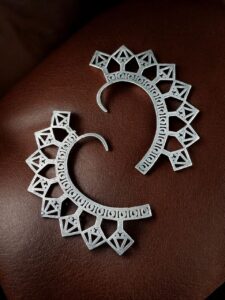 Top 3 Non Piercing Earrings | Perfect Choice For Wedding Occasions 3 Oxidized silver replica non-piercing unique design earcuff