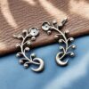 Ethnic half moon earcuff silver replica daily wear