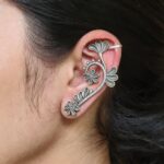 Premium Flower Design Earcuff | Silver Replica Daily Wear Perfect Jewelry For Girls