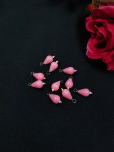 Drop Shape Beads Raw Material for Making DIY Jewelry (10 peace) — "Baby Pink"