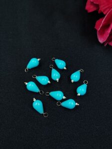 Drop Shape Beads Raw Material for Making DIY Jewelry (10 peace) — "Aqua"