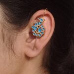 Handcrafted Peacock Meenakari Earcuff | Gold Plated Daily Wear Amazing Jewelry