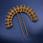Handcrafted Gold Plated Juda Pin for Wedding Wear