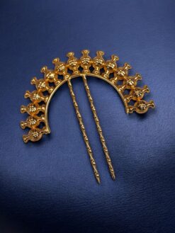 Handcrafted Gold Plated Juda Pin for Wedding Wear