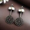Silver Plated Stud Earrings | Traditional Ethnic Jewelry