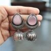 Traditional Silver Plated Jhumka Earrings for Women & Girls