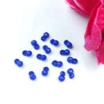 Small Blue Color Ghungroo for DIY Jewelry Making Raw Material Craft Supplies (15 piece)