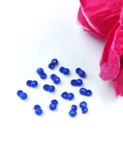 Small Blue Color Ghungroo for DIY Jewelry Making Raw Material Craft Supplies (15 piece)