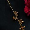 Traditional Kashmiri Earring Raw Material with Gold Plated Chain for Jewelry Making