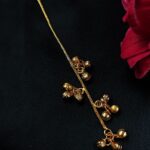 Traditional Kashmiri Earring Raw Material with Gold Plated Chain for Jewelry Making