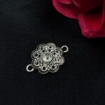 Flower Design Stone Work Charm DIY Parts for Jewelry Making and Crafting