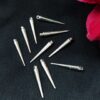 Hanging Long Spikes German Silver DIY Raw Material for Jewelry Making Craft Supplies (10 piece)