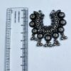 Stone Work Ghungroo German Silver Pendant for DIY Jewelry Making Raw Material 4 photo 45 2026 01 29 11 38 14