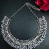 Antique Look Silver Plated Necklace with Elegant Pearl Work Detailing 3 photo 4 2026 01 05 15 04 27