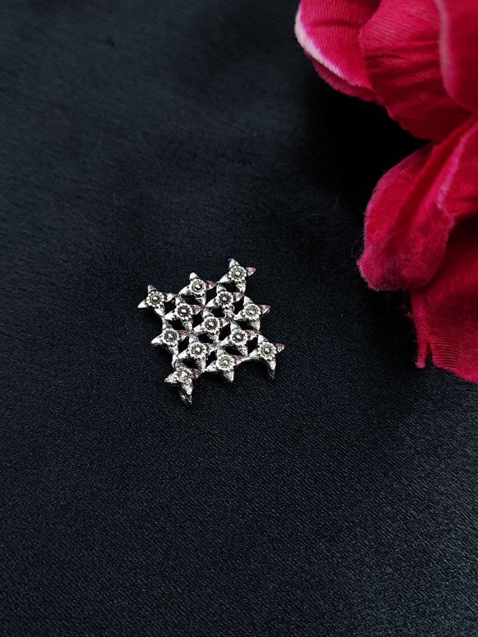 Jaali Work Charm German Silver Raw Material for DIY Jewelry 1 Jaali Work Charm German Silver Raw Material for DIY Jewelry