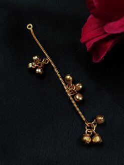 Raw Material Kashmiri Earring DIY Parts Gold Plated Chain for Jewelry Making