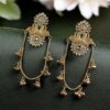 Stunning Peacock Kashmiri Earrings in gold plated traditional design
