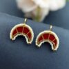 Radiant Golden Moon Bugadi Earrings for Ethnic Elegance 15 Golden Moon Bugadi Earrings traditional brass Maharashtrian ear jewelry