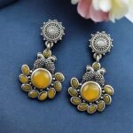Attractive Silver Replica Peacock Earrings for Women Dailywear Jewelry
