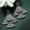 Silver Look Dangler Earring stylish brass party wear jewelry
